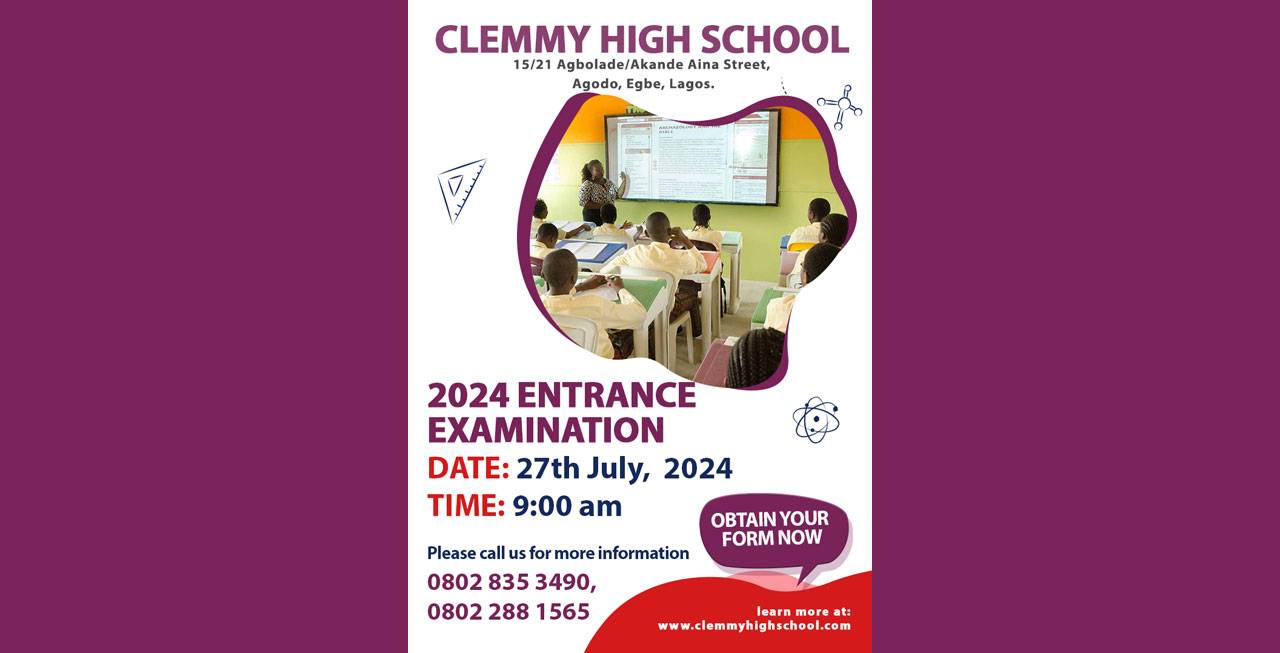 Clemmy High School Entrance Exam