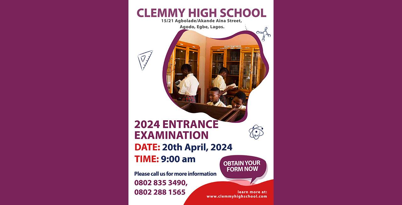 Clemmy High School Entrance Exam